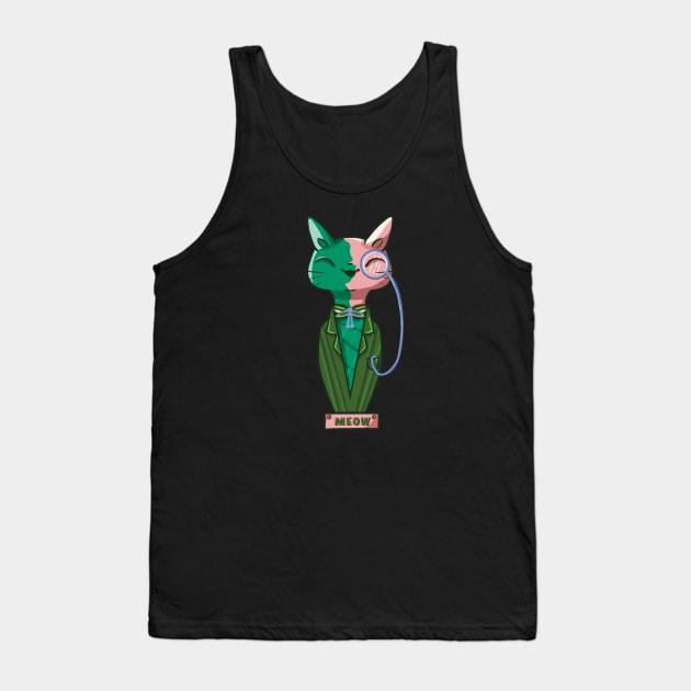 National cat day statuette Tank Top by Xatutik-Art